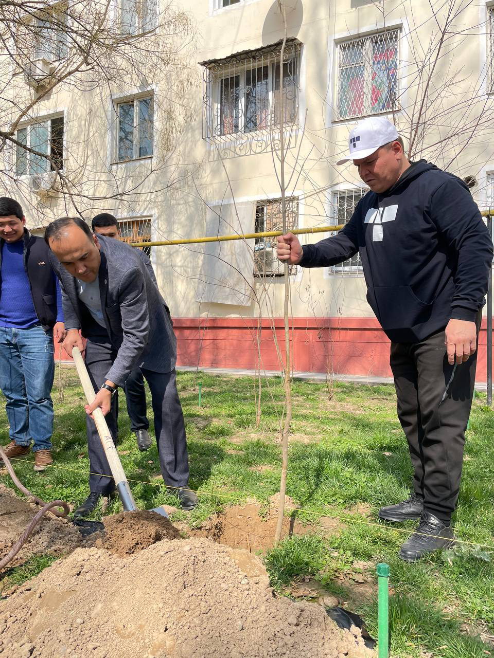 🌿 "Yashil makon" aksiyasi doirasidagi navbatdagi ekologik tadbir bo'lib o'tdi! 🌱 3